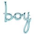 Globo BOY celeste 90cm