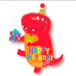 Globo dinosaurio Happy Birthday 80cm