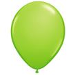 Globos lisos verde manzana 10u