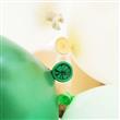 Arco de Globos Deco pared. "Gold greens"