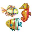 Globos Set animalitos del mar (Mod3) x3