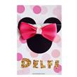 Gomita de pelo Set Minnie oro 6u Pers