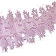 Guirnalda de papel redonda sol rosa