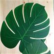 Hojas monstera grandes 4u (35cm)