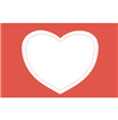 Identificador corazones 12u