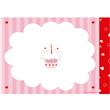 Individuales Cupcake 8u