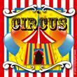Invitación Circo 12u