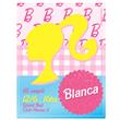 Invitación Barbie. Mod.1 Pers