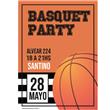 Invitación Basquet. Pers