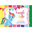 Invitacion My Little Pony Pers