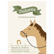 Invitación Caballos. Pers
