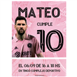 Invitación Fútbol Inter Miami. Pers