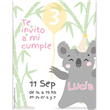 Invitación Koala Pers