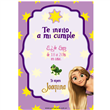 Invitación Rapunzel Pers
