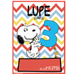 Invitación Snoopy Pers