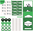 Set ESCUELA. Stickers y separadores (Tematica a elección)