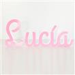 Nombres en relieve y color