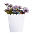 Maceta flores lilas