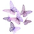Mariposas caladas lilas 6u