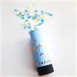 Lanza confetti celeste. Party Popper