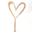 Cake Topper corazon fibrofacil