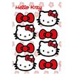 Stickers plancha Kitty y Moños 1u