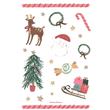 Stickers plancha Navidad Chic surtidas 1u
