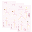 Stickers en planchitas Ballet 6u