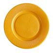 Plato plástico chico naranja 50u