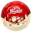 Plato navidad redondo chico FN 6u