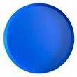 Plato flat redondo azul 10u