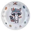 Plato redondo Mapache 6u