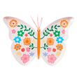 Plato forma mariposa 8u