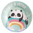 Plato forma osito panda con iris 6u