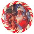 Plato navidad Papa Noel Vintage 10u
