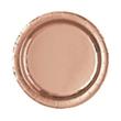 Plato redondo chico liso met Rose Gold 6u