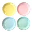 Platos redondos chicos mix pastel 8u