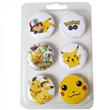 Prendedores POKEMON 6u