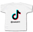 Remera para el homenajeado sublimada TIK TOK