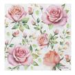 Servilleta flores rosas 20u