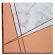 Servilleta met Geometric salmon 12u