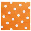 Servilleta gde. lunares. Naranja 20u