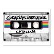 Stickers cuad. Cassette Stranger Things 12u Pers
