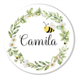 Stickers plancha redondas Abeja. Bee pers. 15u