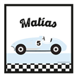 Stickers cuad. Autitos vintage 16u Pers