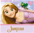 Stickers cuad. Rapunzel 16u Pers