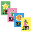 Stickers rect. gdes. Mario Peach 16u Pers