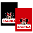 Stickers para doblar Minnie roja Pers. 12u