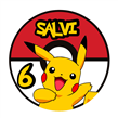 Stickers redondas Pokemon 30u Pers