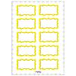 Stickers plancha Love amarillas 10s 1u